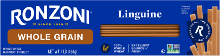 Ronzoni_Whole_Grain_Linguine_Packaging_Front Package