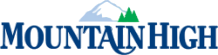 Mountain High logo featuring mountain graphic yogurt